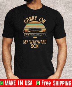 Supernatural Carry On My Wayward Son Vintage 2020 T-Shirt