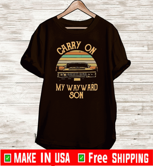 Supernatural Carry On My Wayward Son Vintage 2020 T-Shirt