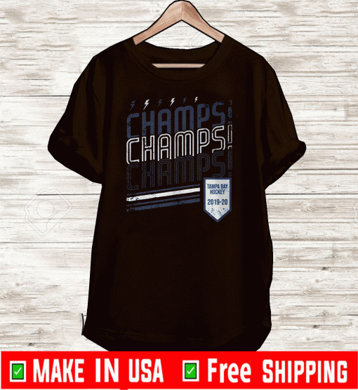 TAMPA BAY CHAMPS CHAMPS CHAMPS OFFICIAL T-SHIRT