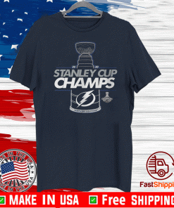 TAMPA BAY LIGHTNING 2020 STANLEY CUP CHAMPIONS TEE SHIRTS