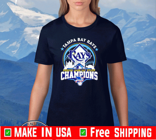 Tampa Bay Rays American league east division Champion US 2020 Shirt