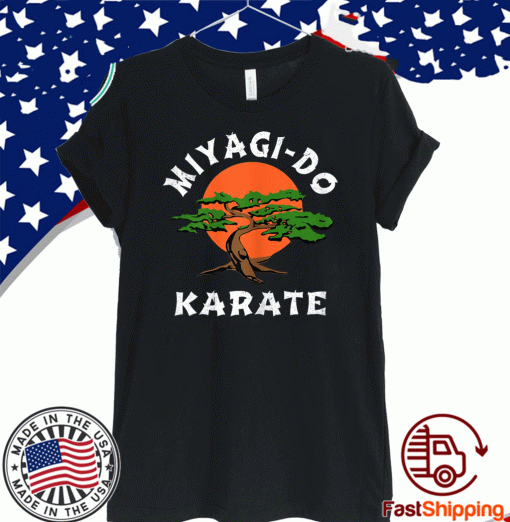 Miyagi-Do Karate Bonsai Tree Vintage T-Shirt