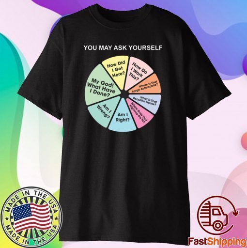 You May Ask Yourself Pie Chart T-Shirt