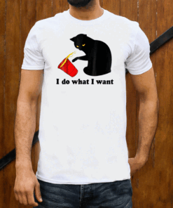 Do What I Want Black Cat Red Cup Shirt