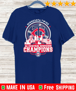 Minnesota Twins AL Central Division Champions 2020 Tee Shirts