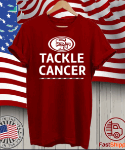 2020 San Francisco 49ers Tackle Cancer T-Shirts