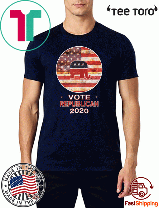 Vote Republican 2020 US FLag T-Shirt