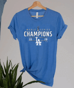 Los Angeles Dodgers Shirt - 2020 World Series Champions Bakeball T-Shirt