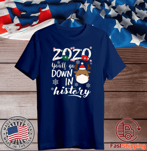 2020 You’ll Go Down In History Christmas T-Shirt