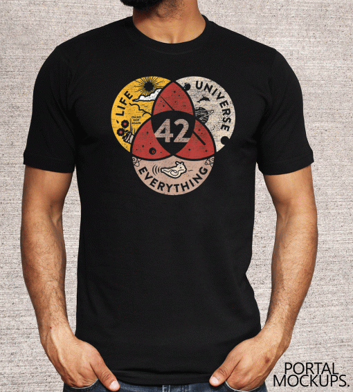 42 The Answer To Life The Universe & Everything 2020 T-Shirt