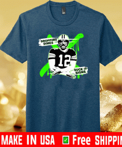 Aaron Rodgers Dropping Dimes Shirt - ShirtElephant Office