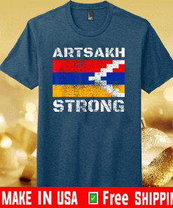 Support Artsakh, Artsakh is Armenia, Armenian Artsakh Flag T-Shirt