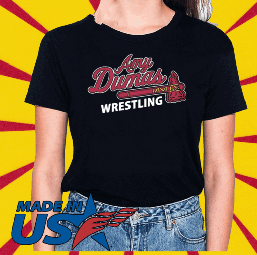 Atlanta Braves Amy Dumas Wrestling T-Shirt