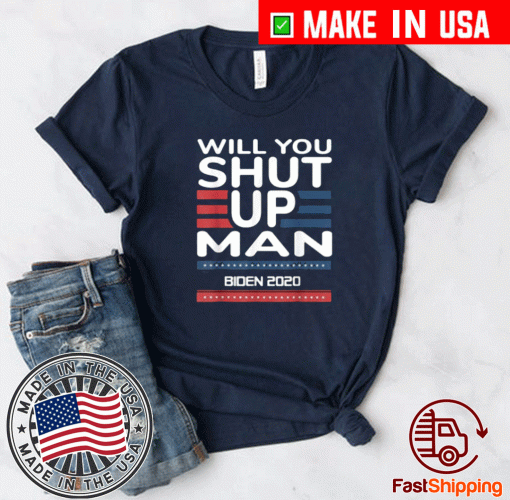 Biden's 'Will you shut up, man' now a T-Shirt