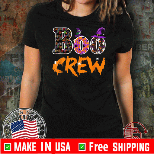 Boo Boo Crew Nurse Ghost Halloween Girls Funny T-Shirt