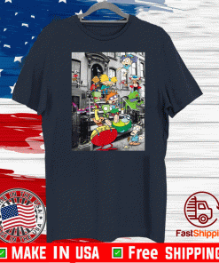 Nickelodeon Classic Nicktoons Hanging On Stoop 2020 T-Shirt