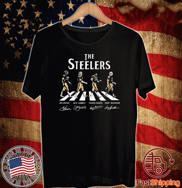 steelers abbey road shirt