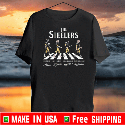 The Steelers Abbey Road signatures Shirts