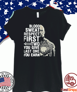 Vikings blood sweat respect first two you give last one you earn Shirt