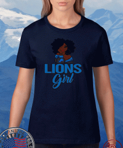 Women Detroit Lions Girl 2020 T-Shirt