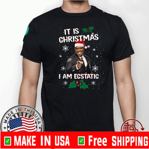 Captain Raymond Holt It Is Christmas I Am Ecstatic Tee Shirts