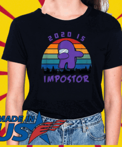 Dabbing 2020 impostor Imposter Among Game Us Sus For T-Shirt