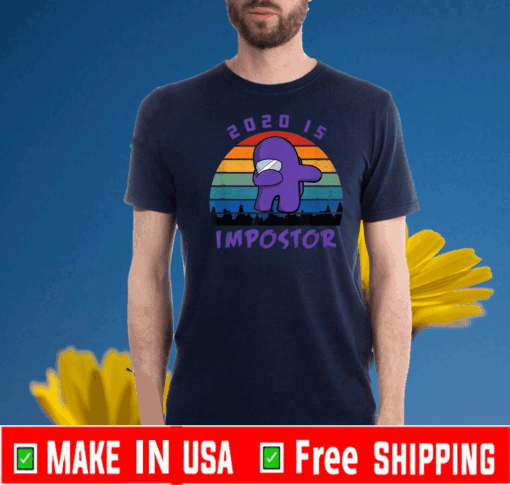 Dabbing 2020 impostor Imposter Among Game Us Sus For T-Shirt