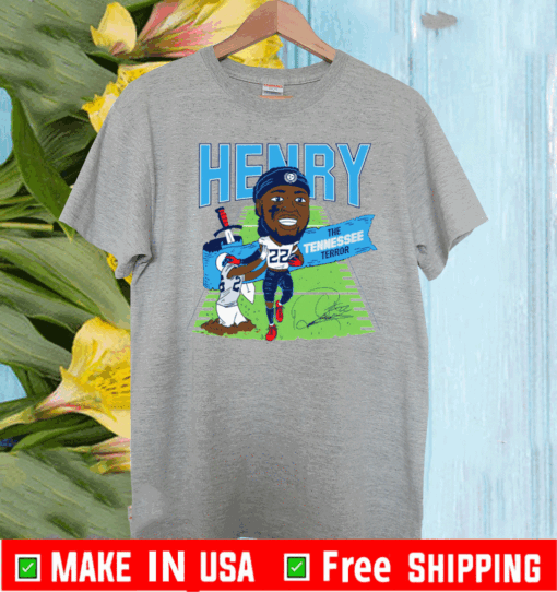 Derrick Henry The Tennessee Terror SignaDerrick Henry The Tennessee Terror Signature 2020 T-Shirtture 2020 T-Shirt