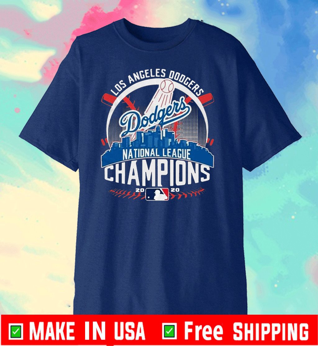 MLB Baseball Los Angeles Dodgers Dodgers National League Champions 2020 LA Dodgers  championship Tee Shirts - ShirtElephant Office