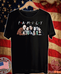 Emily Addams Family Friends Tv Show Halloween Tee Shirts