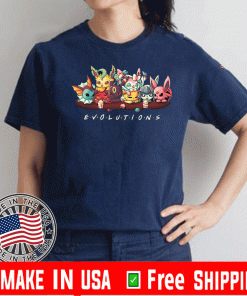 Evolutions - Pokemon Funny T-Shirt