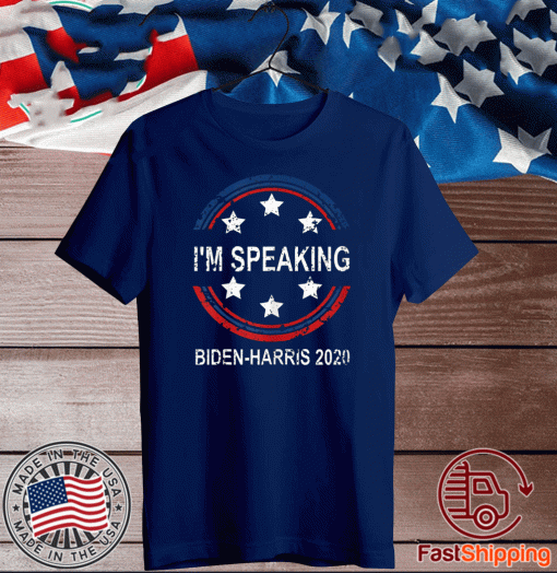 Excuse Me I'm Speaking Funny Kamala Harris Joe Biden Trump 2020 T-Shirt