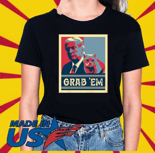 Grab Em Vote Pro Donald Trump Cat Shirt