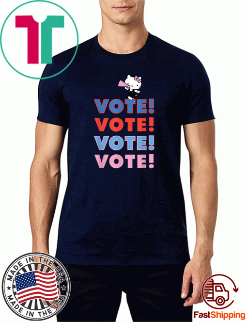 Hello Kitty Vote Cheer Rally T-Shirt