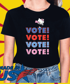 Hello Kitty Vote Cheer Rally T-Shirt