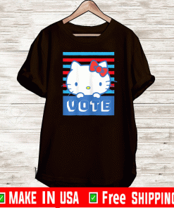 Hello Kitty Vote Stripes T-Shirt