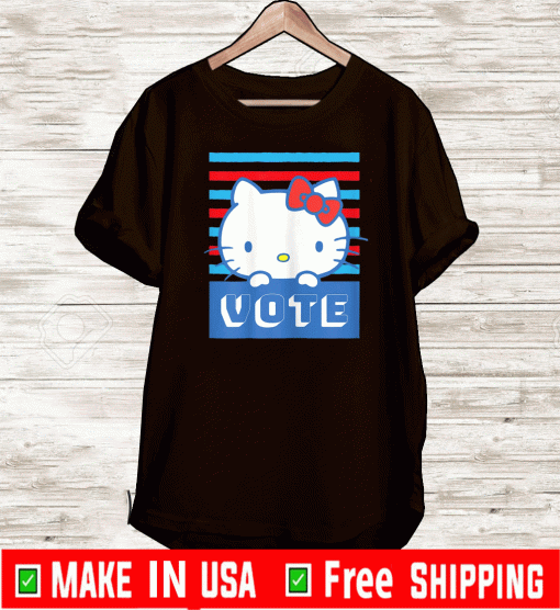 Hello Kitty Vote Stripes T-Shirt