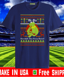 Hi Ho Kermit The Frog Here Christmas Shirt