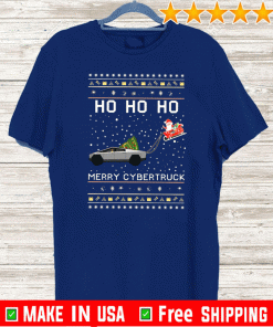 Ho Ho Ho Merry Cybertruck Christmas Shirt