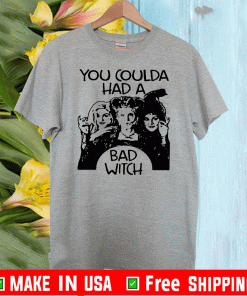 Hocus pocus you coulda had a bad witch halloween Tee Shirts