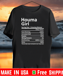 Houma Girl La Louisiana Tee Shirts