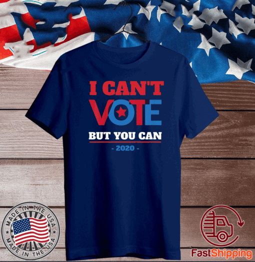 I Can't Vote But You Can, Election 2020 T-Shirt