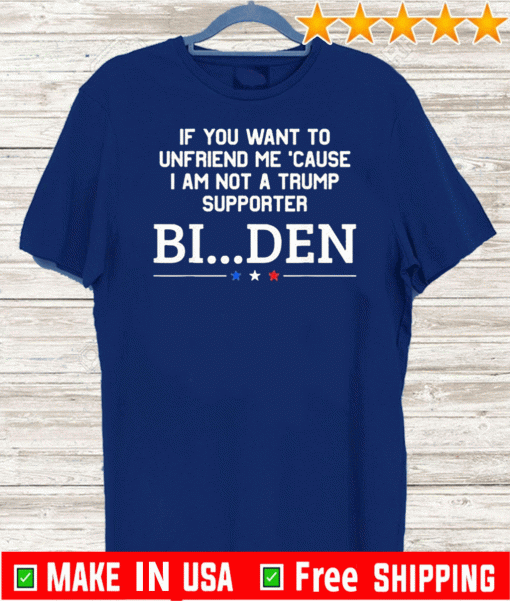 If You Want To Unfriend Me BinDen Unisex T-Shirt