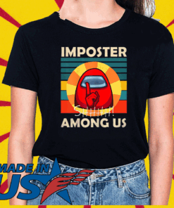 Impostor Among-us funny vintage game sus 2020 T-Shirt