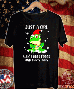 Just a girl who loves frogs and Christmas Tee Shirts