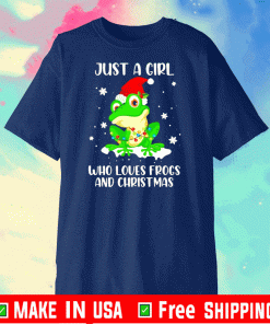 Just a girl who loves frogs and Christmas Tee Shirts