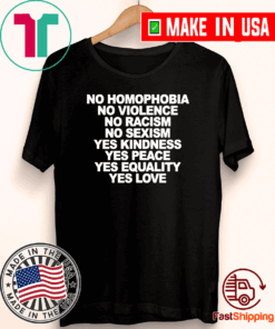 Kurtis Gabriel No Homophobia T-Shirt