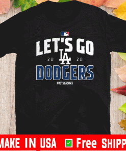 LET’S GO DODGERS 2020 POSTSEASON T-SHIRT - Los Angeles Dodgers TShirt - 2020 Division Series Winner Shirt