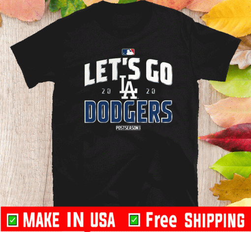 LET’S GO DODGERS 2020 POSTSEASON T-SHIRT - Los Angeles Dodgers TShirt - 2020 Division Series Winner Shirt