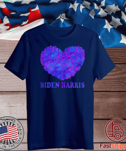 BIDEN HARRIS HEART OFFICIAL T-SHIRT